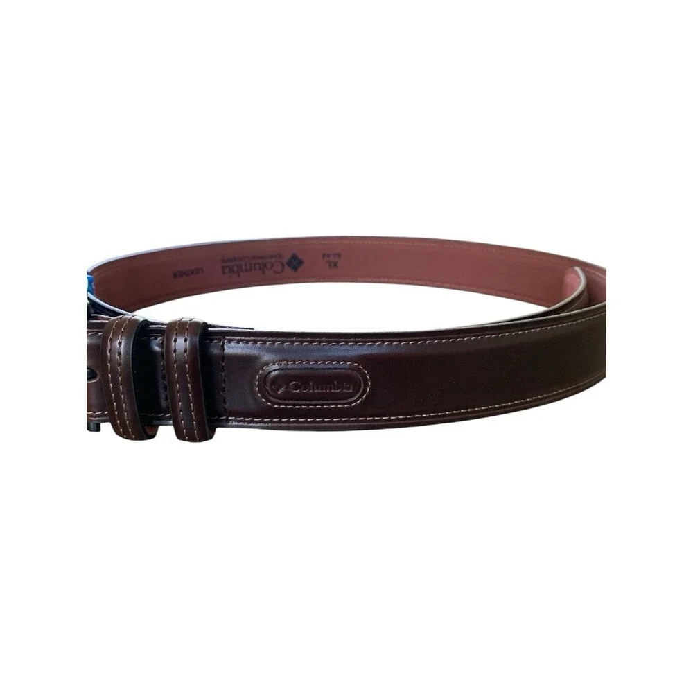 NWT Columbia Men's Goose Lake Belt Genuine Leather - Size Small (30-32)